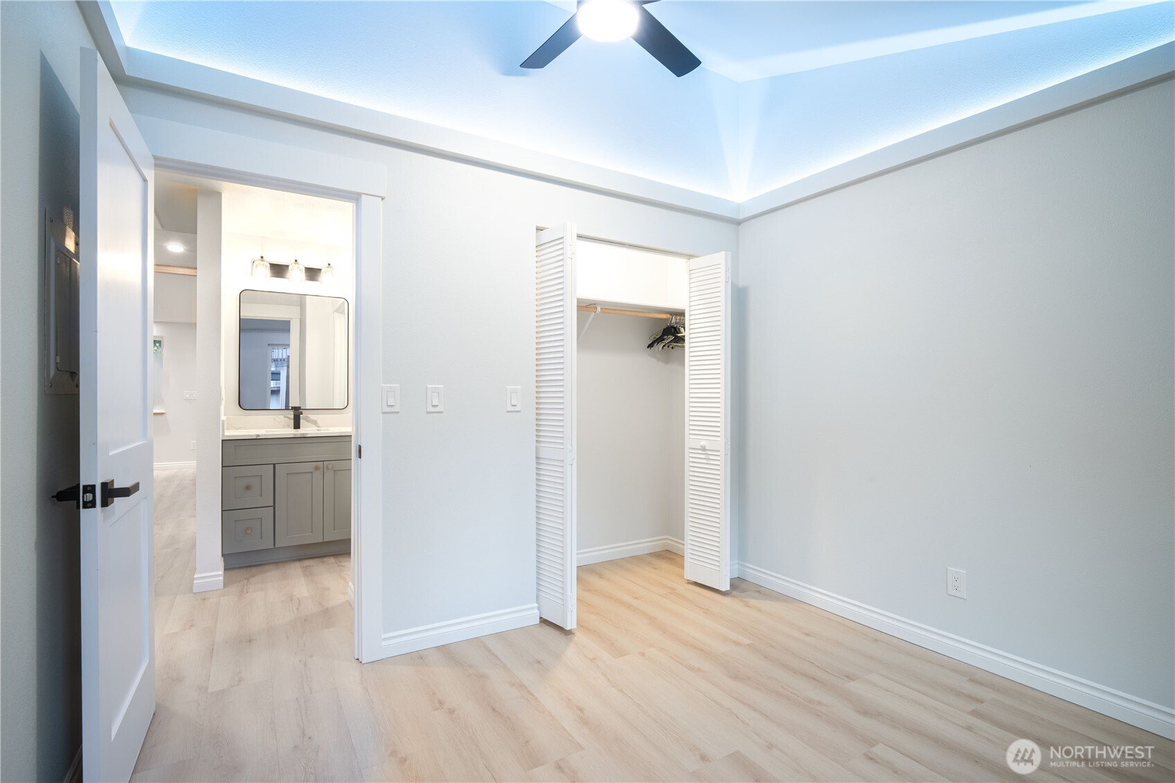 2802 Garden Court, Unit A Steilacoom, WA 98388 - Photo 14 of 29 wooden floor in an empty room