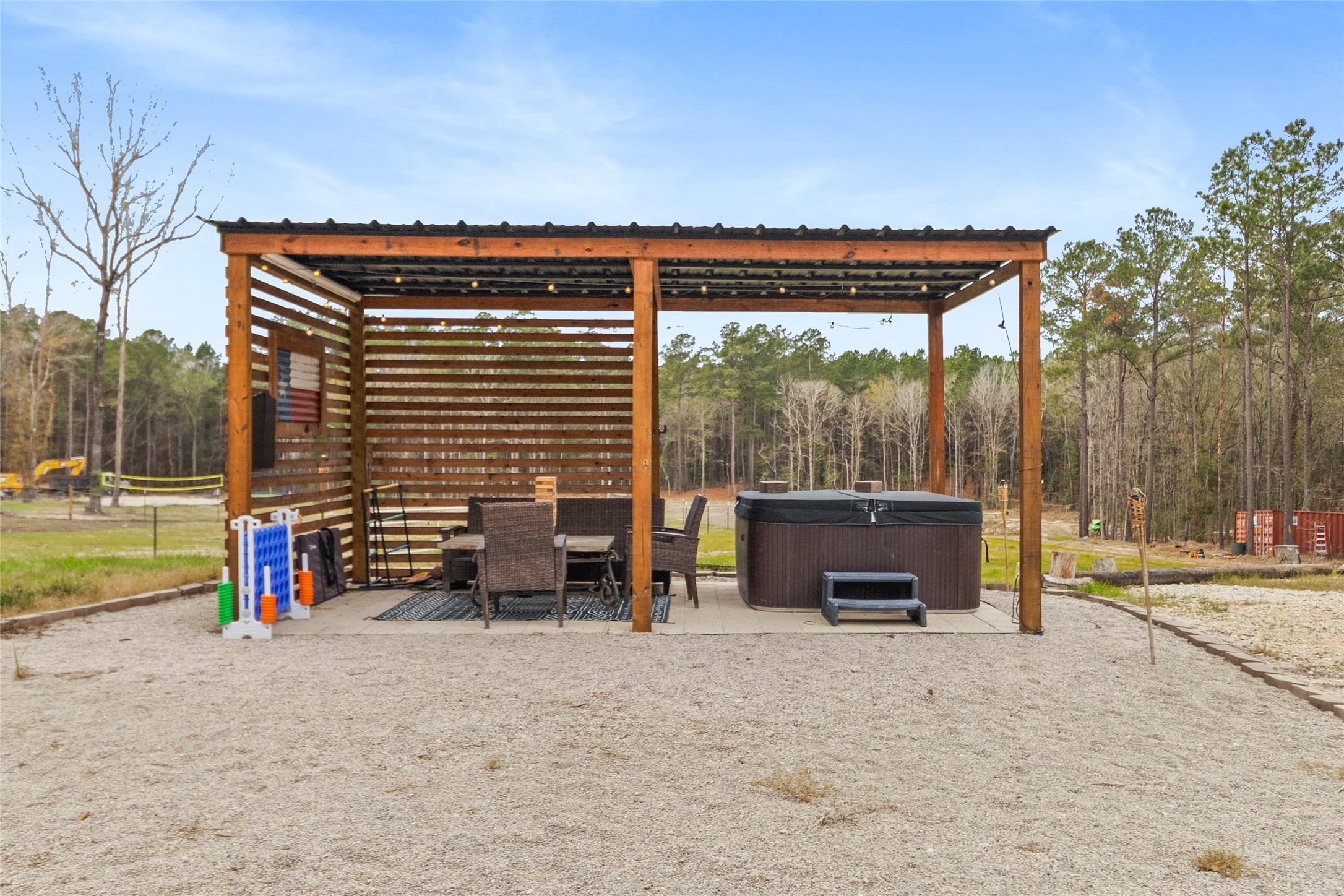 180 Jordan Road Point Blank, TX 77364 - Photo 21 of 38 a view of outdoor space with seating