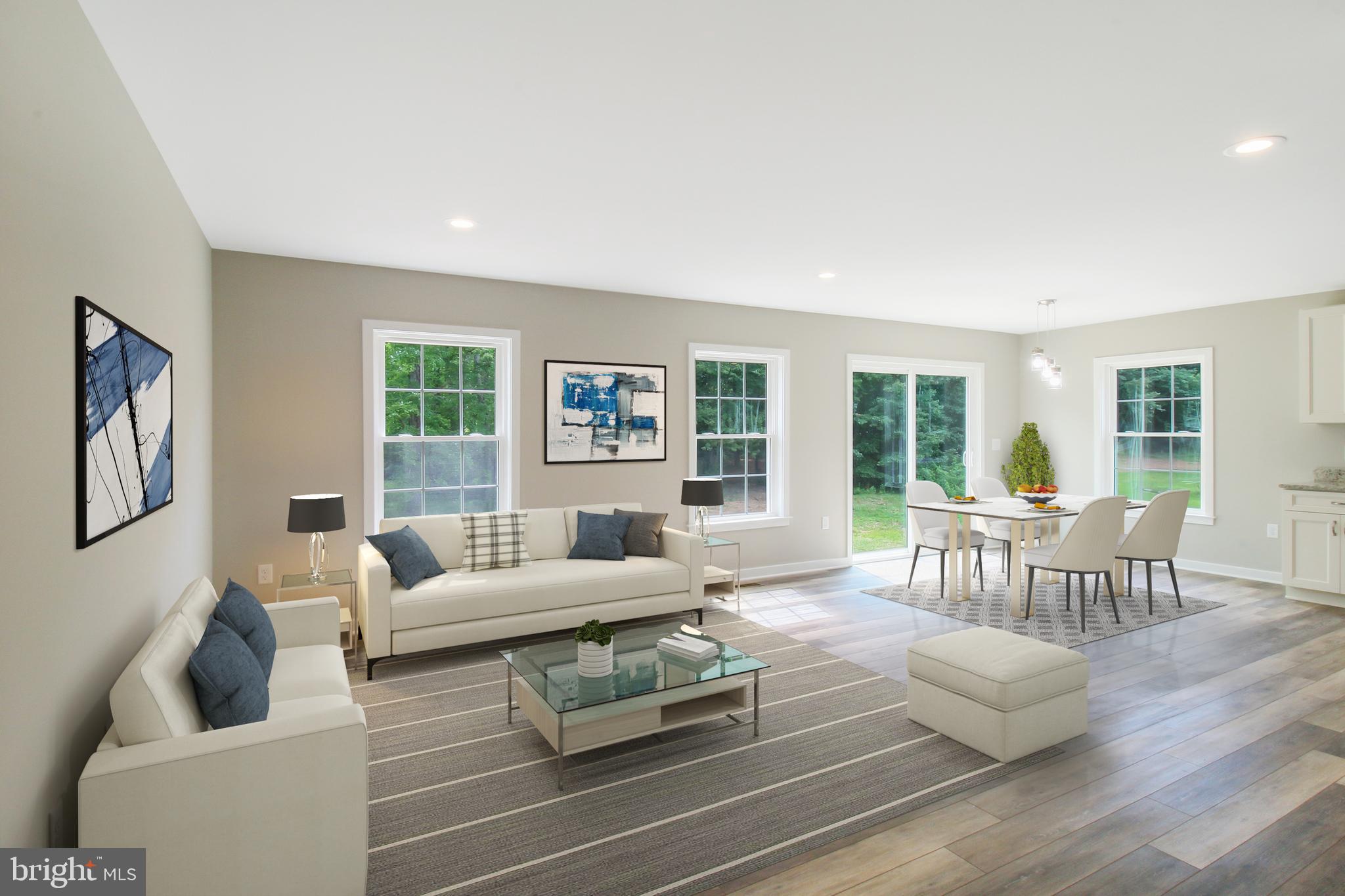 2319 A Mountain View Road Stafford, VA 22556 - Photo 4 of 47 Living Room/Eating Area with virtual staging