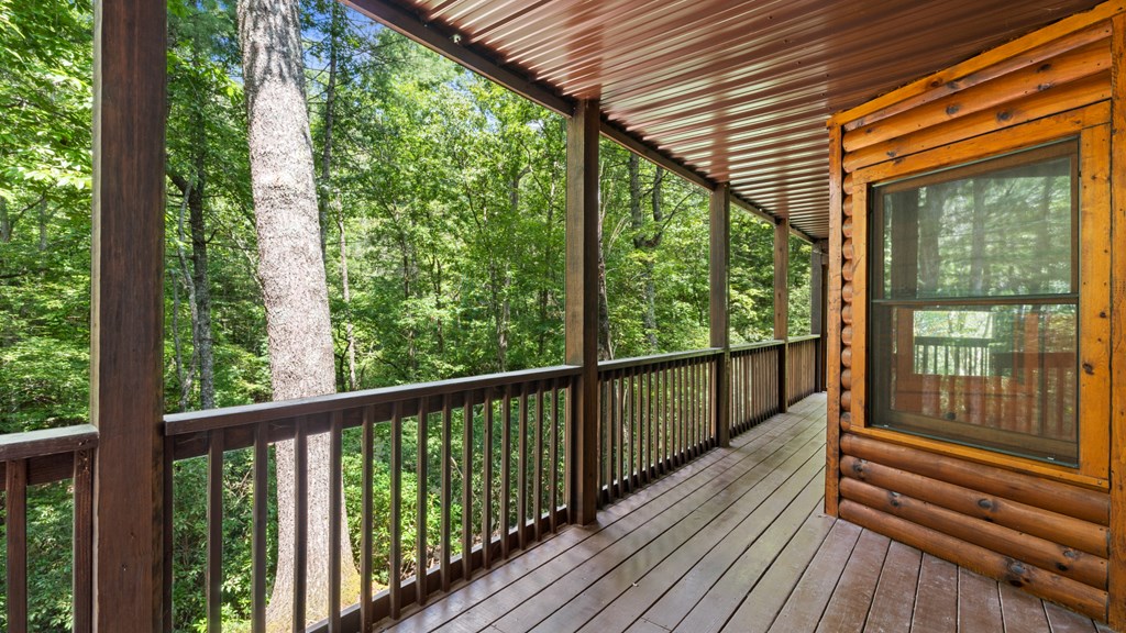 9 North Candice Court Blue Ridge, GA 30513 - Photo 17 of 34 a view of a wooden deck