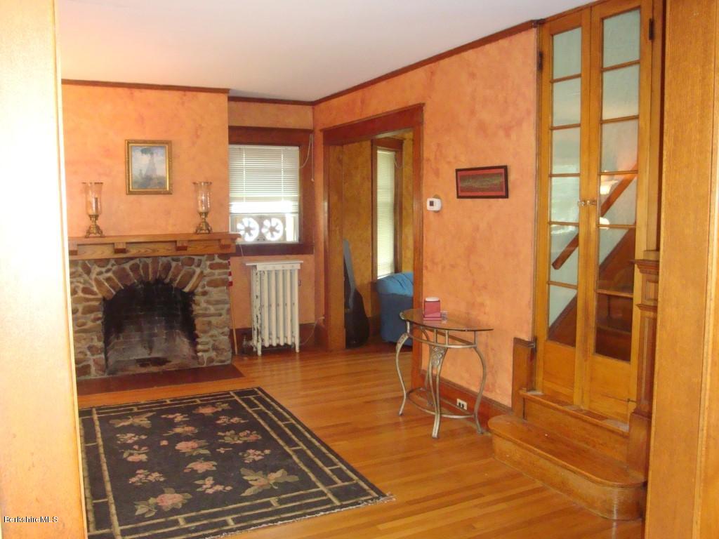 46 Harding Street Pittsfield, MA 01201 - Photo 6 of 21 Living room to second floor and dining