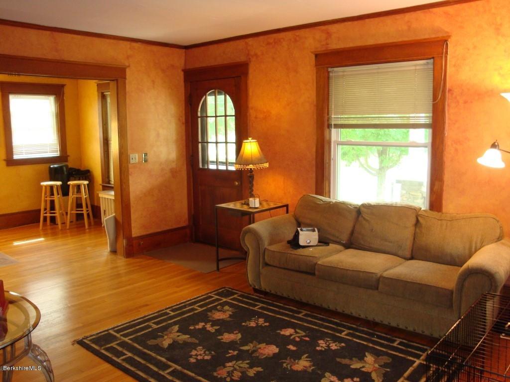 46 Harding Street Pittsfield, MA 01201 - Photo 8 of 21 Living room, front door and office