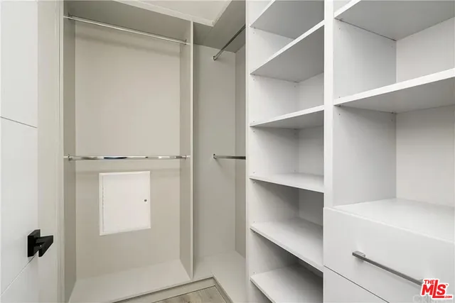 a view of walk in closet