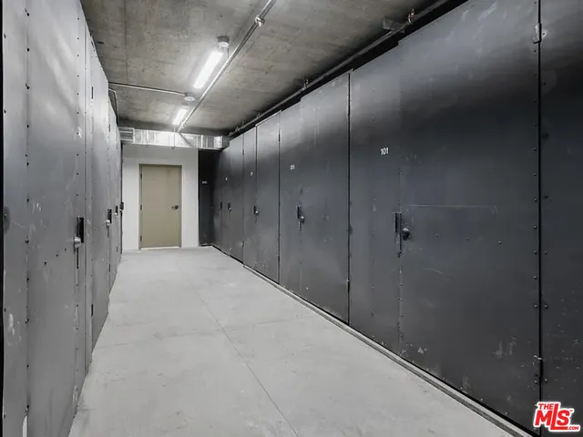 a view of storage and utility room