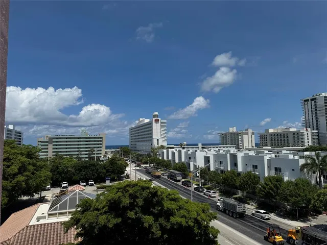 a ocean view with a outdoor space