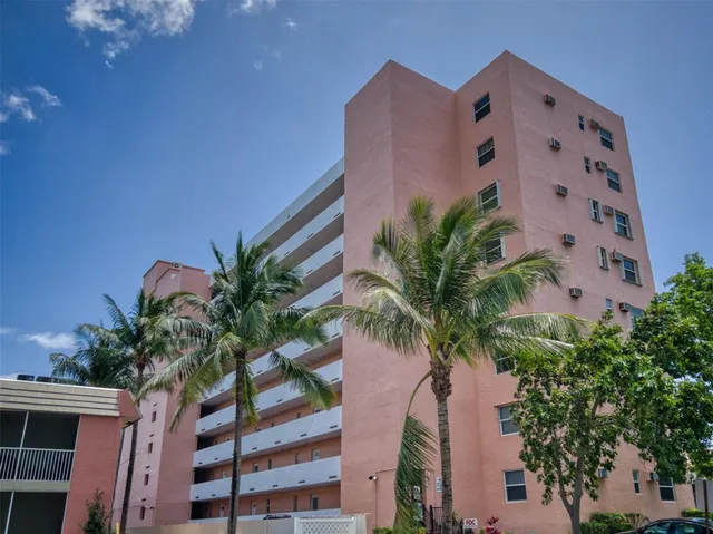 a view of a city with tall buildings