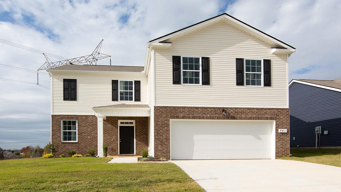 753 Prominence Road, Unit 112 Columbia, TN 38401 - Photo 15 of 19 Front exterior of "model home." Exterior colors will vary from home to home!