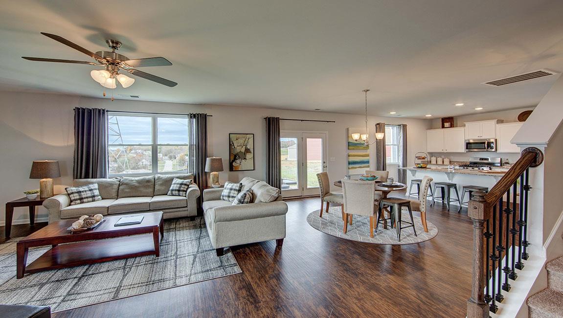 753 Prominence Road, Unit 112 Columbia, TN 38401 - Photo 7 of 19 Living area open to the kitchen!