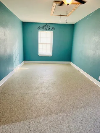 a view of a backyard with garden