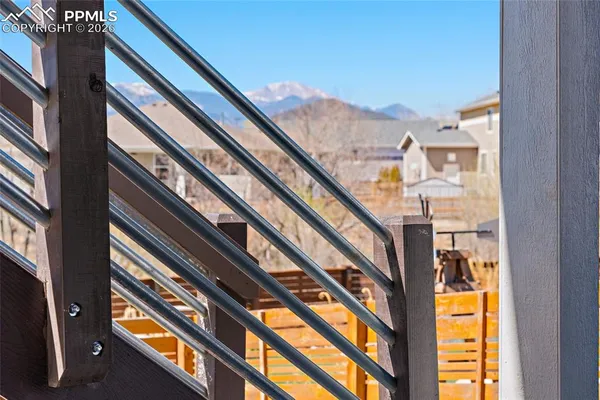 a outdoor living space with patio furniture and a potted plant