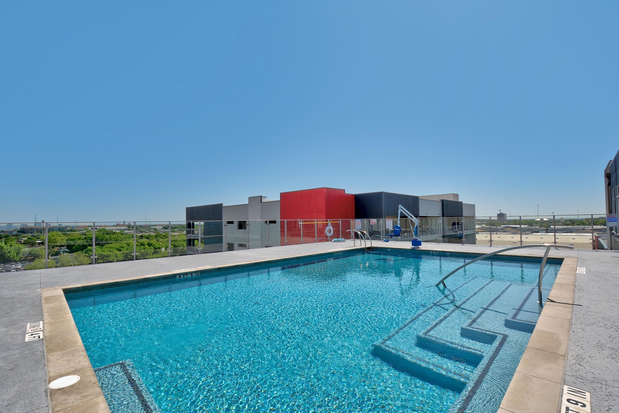 4361 South Congress Avenue, Unit 309 Austin, TX 78745 - Photo 34 of 37 Community pool with a patio area