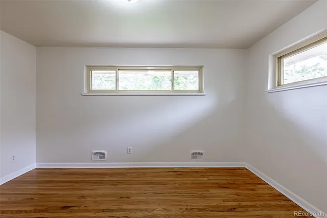 a view of wooden floor