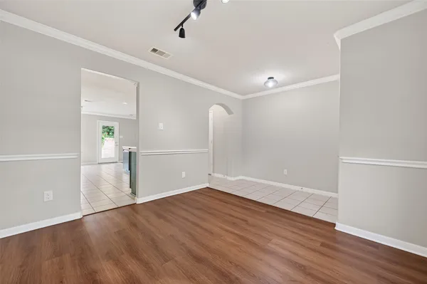 wooden floor in an empty room