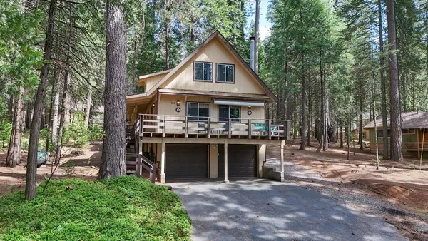 a front view of a house with a porch