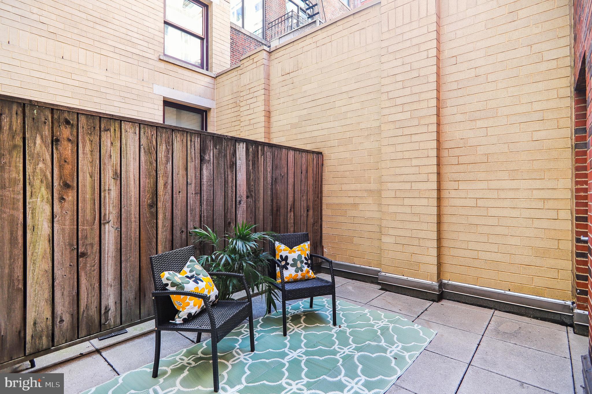 675 E Street Northwest, Unit 250 Washington, DC 20004 - Photo 11 of 19 Private Patio