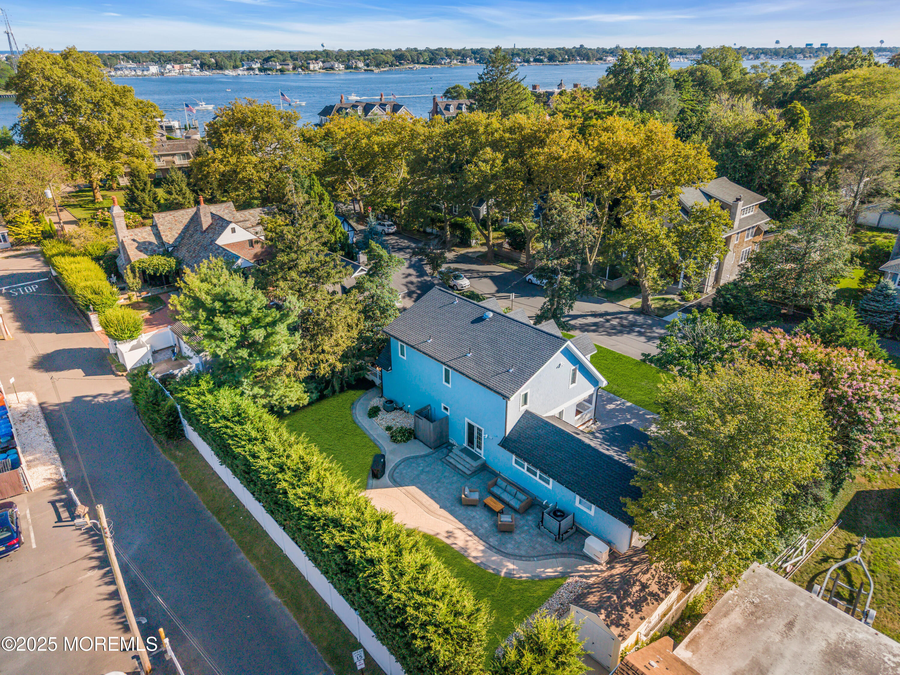406 Brown Street Brielle, NJ 08730 - Photo 56 of 72 an aerial view of residential houses with outdoor space