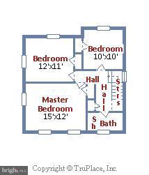 8411 Galveston Road Silver Spring, MD 20910 - Photo 22 of 23 Upper Level Floorplan