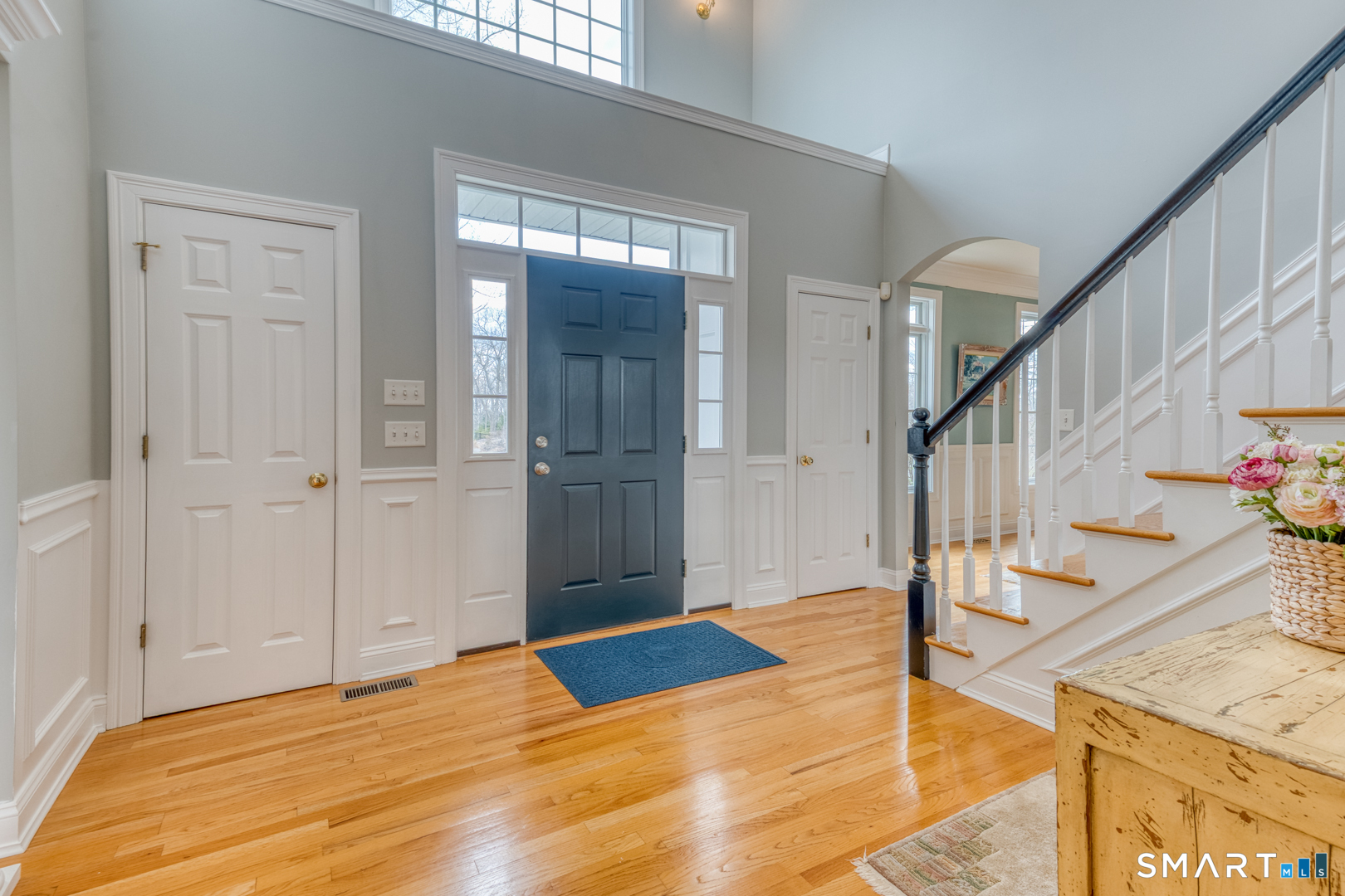 133 Feldspar Ridge Glastonbury, CT 06033 - Photo 24 of 56 a view of a room with wooden floor and staircase