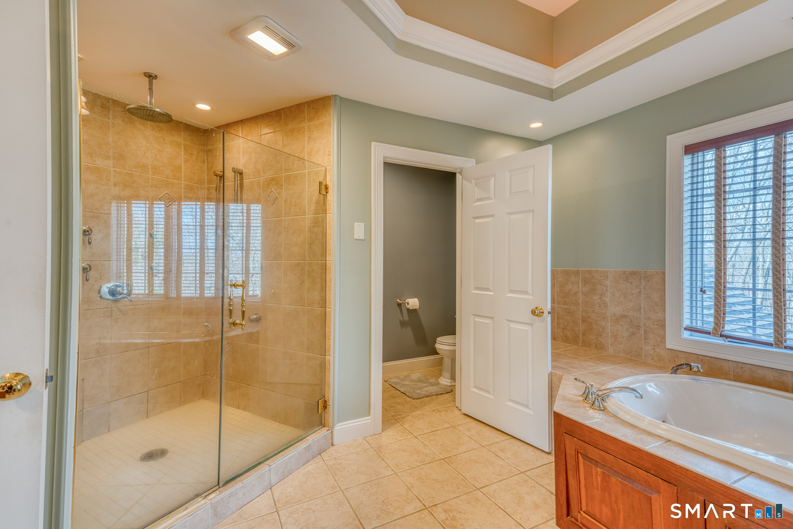 133 Feldspar Ridge Glastonbury, CT 06033 - Photo 43 of 56 a bathroom with a bathtub and a shower