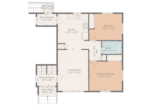 $1,895 | 481 Merrimack Street, Unit 4, Manchester, NH 03103