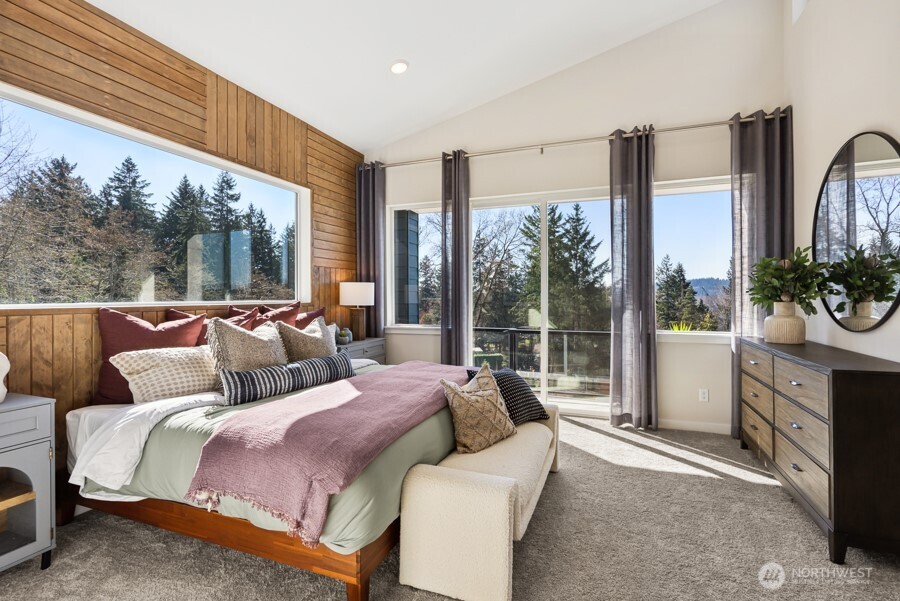 4249 Aberdeen Way Northeast Renton, WA 98056 - Photo 23 of 38 a bed room with a bed and a large window