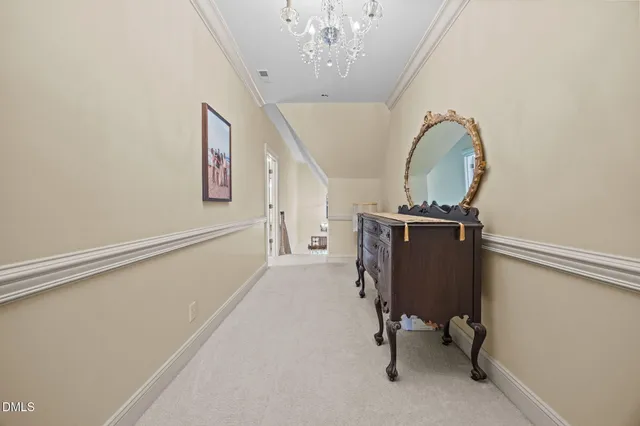 a view of a lake with a yard