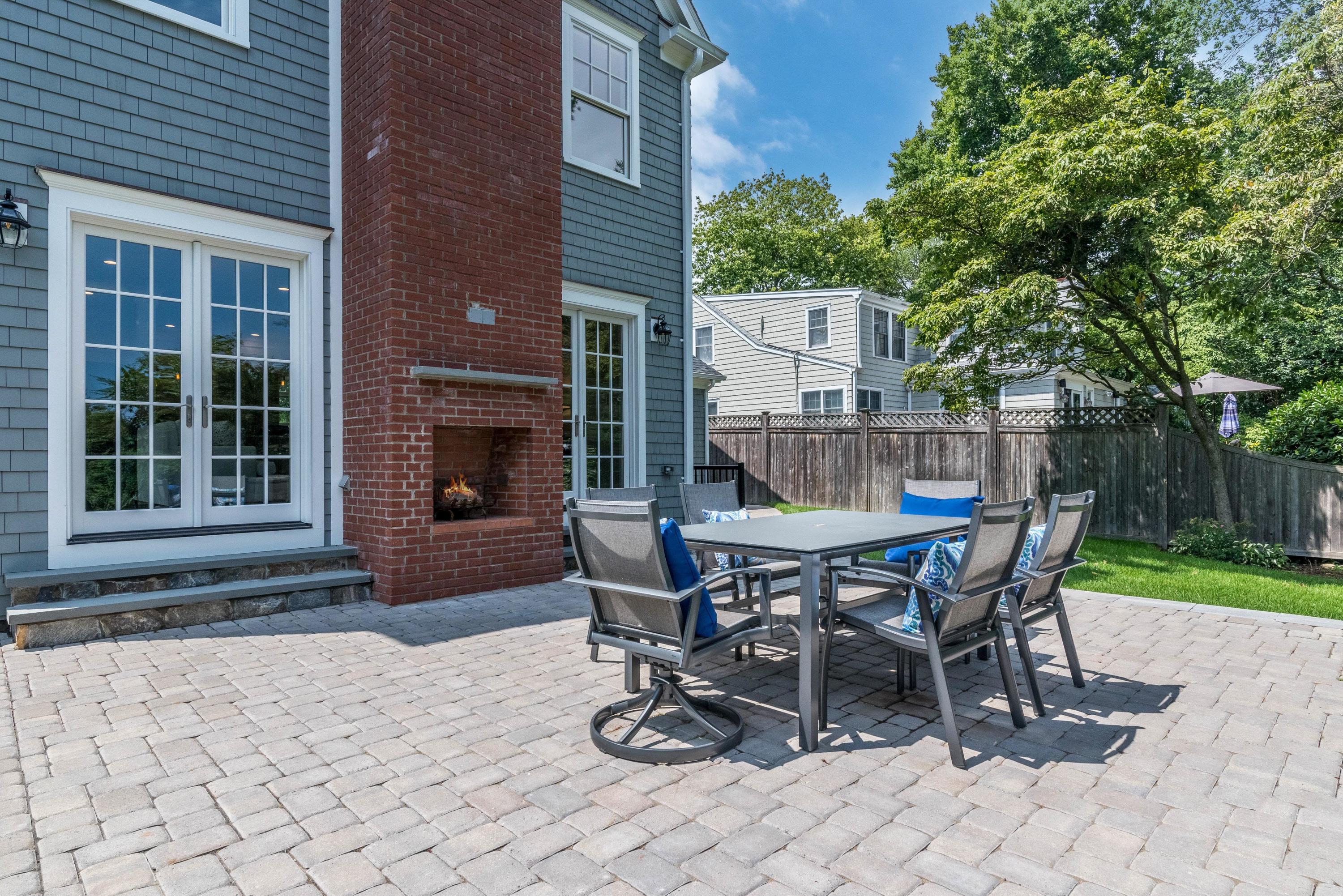 37 Ridgeley Street Darien, CT 06820 - Photo 20 of 24 a view of a backyard with furniture and garden