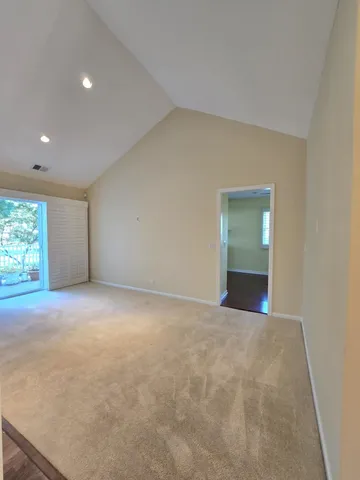 a view of empty room