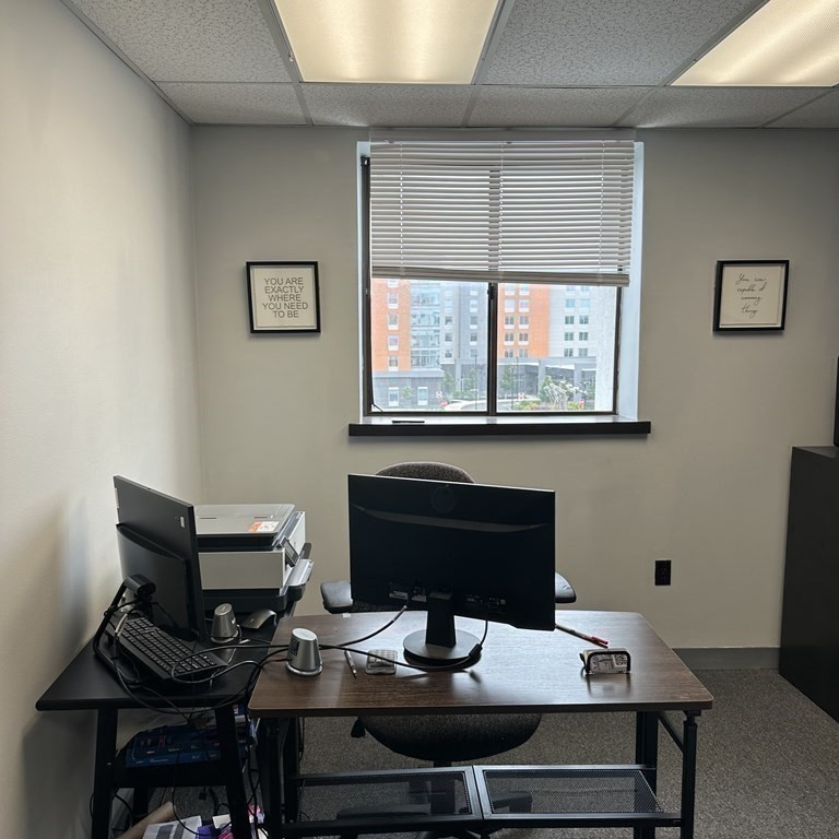 10 Tower Pk Drive, Unit 410 Woburn, MA 01801 - Photo 11 of 23 a view of a workspace with furniture