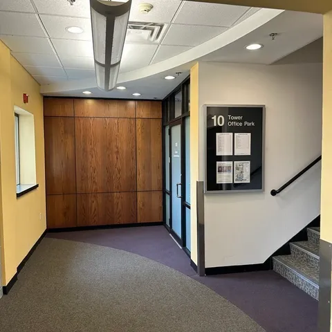 a view of a livingroom with a staircase