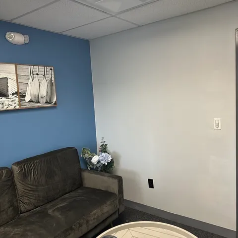 a living room with a couch