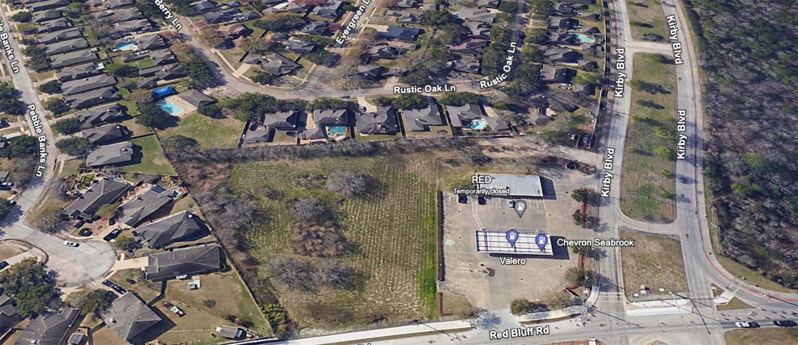 0 Red Bluff Road Seabrook, TX 77586 - Photo 3 of 4 an aerial view of residential houses with outdoor space