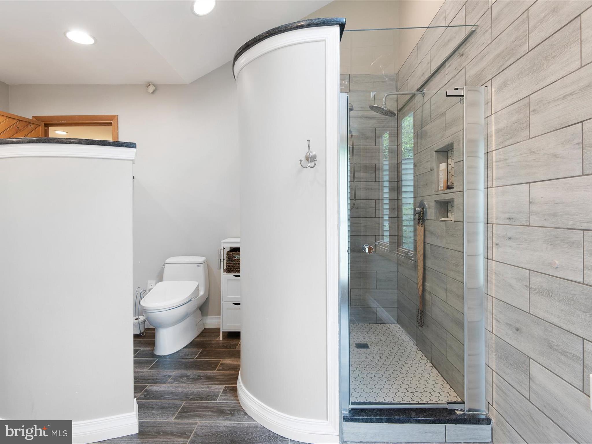 19 White Oak Road Landenberg, PA 19350 - Photo 23 of 43 a bathroom with a toilet and a shower