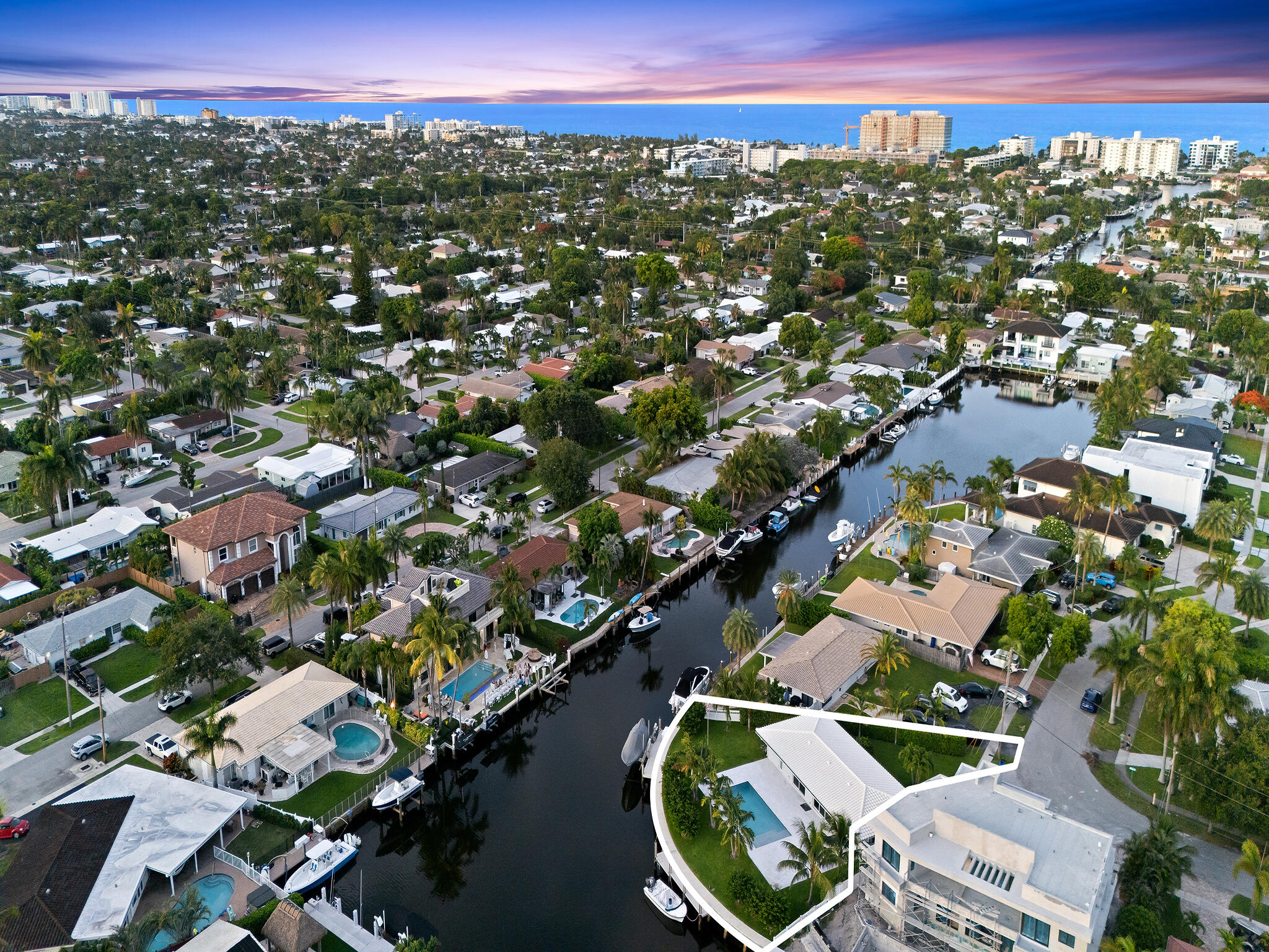 2421 Northeast 50th Street Lighthouse Point, FL 33064 - Photo 33 of 34 DJI_20260606200527_0596_D