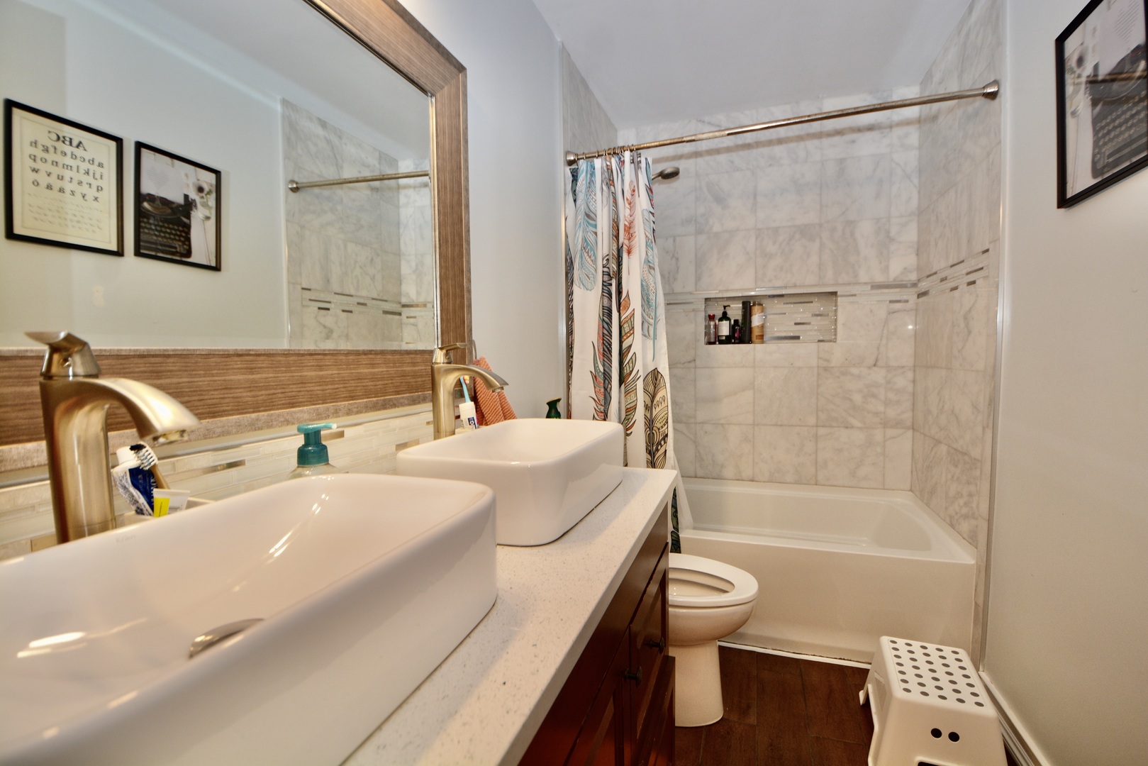 1699 Kautz Road Aurora, IL 60504 - Photo 15 of 19 a bathroom with a sink a toilet and a bathtub