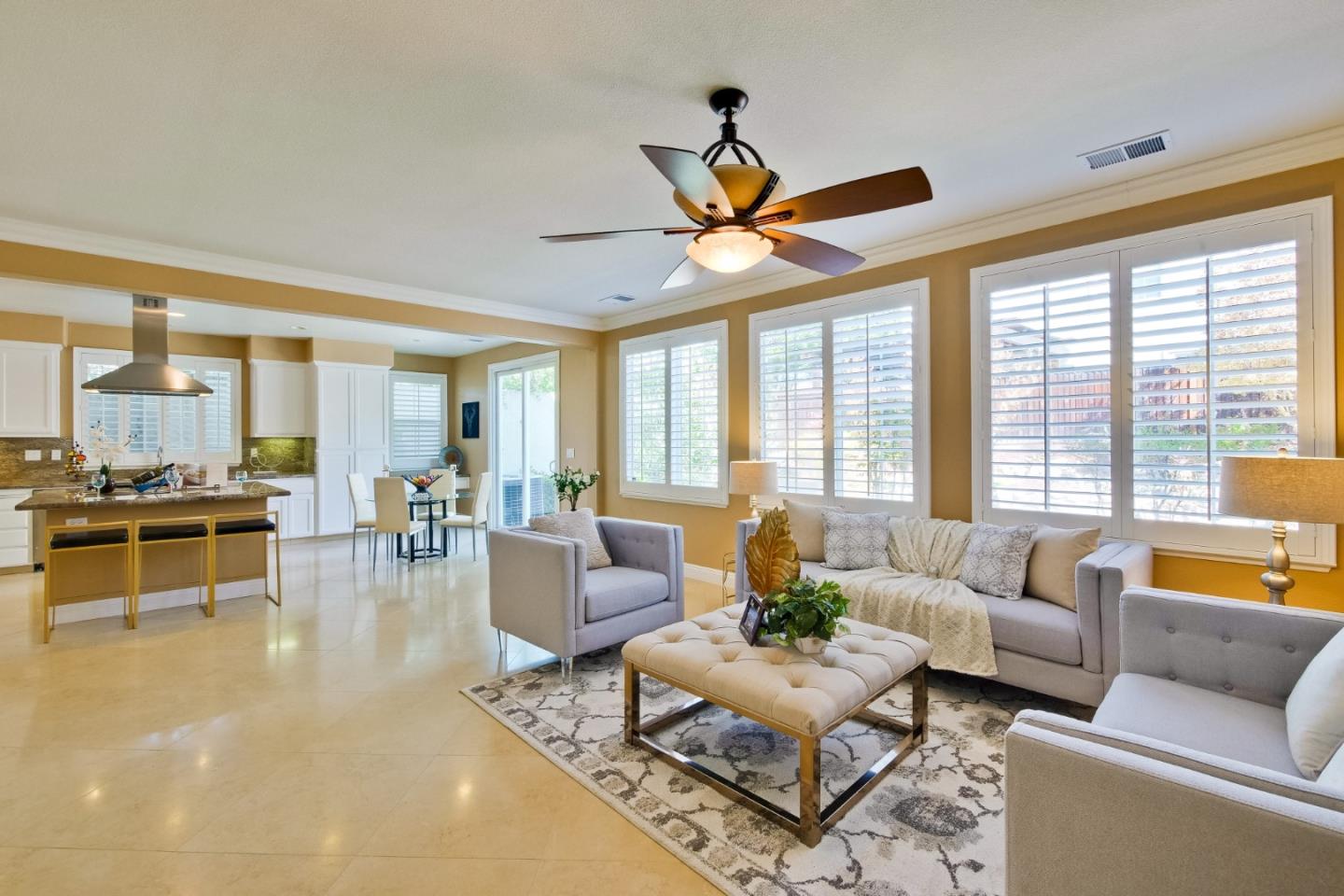 801 Pipers Brook Court San Ramon, CA 94582 - Photo 36 of 78 a living room with furniture and a large window
