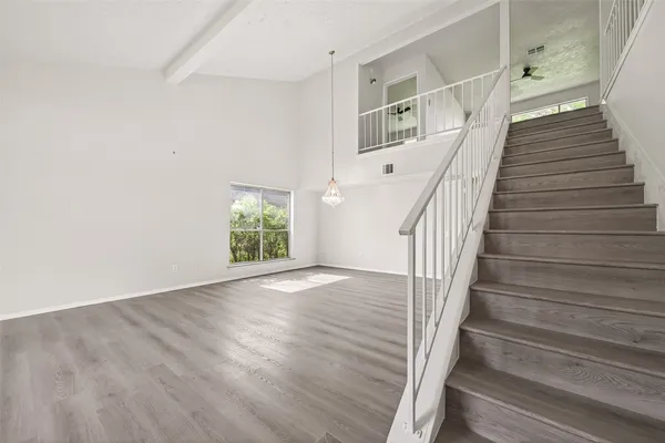 wooden floor in an empty room