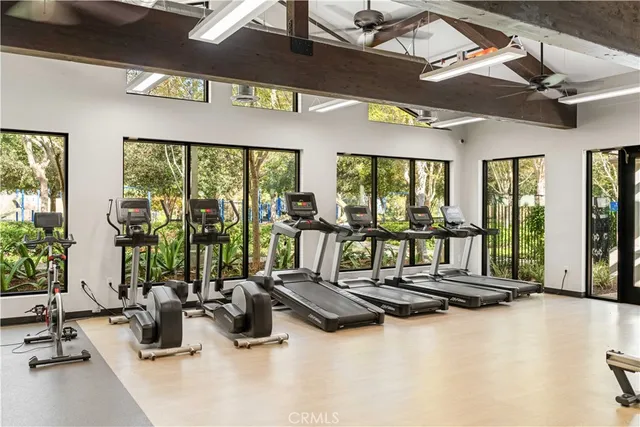 a view of outdoor space with seating space