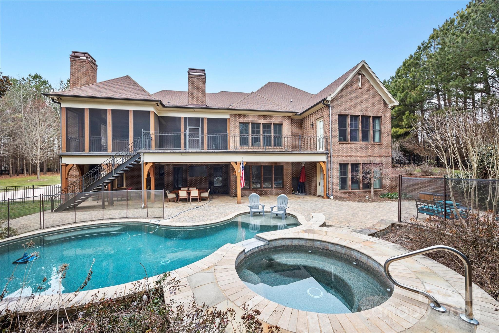 1024 State Rd S-46-181 York, SC 29745 - Photo 35 of 45 a view of a house with swimming pool and sitting area