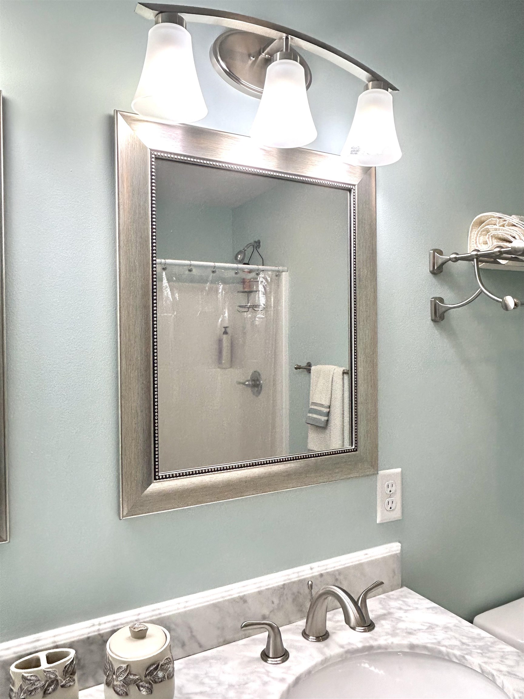 7 Rolla Mill Road Verona, VA 24482 - Photo 27 of 59 a bathroom with a sink and a mirror