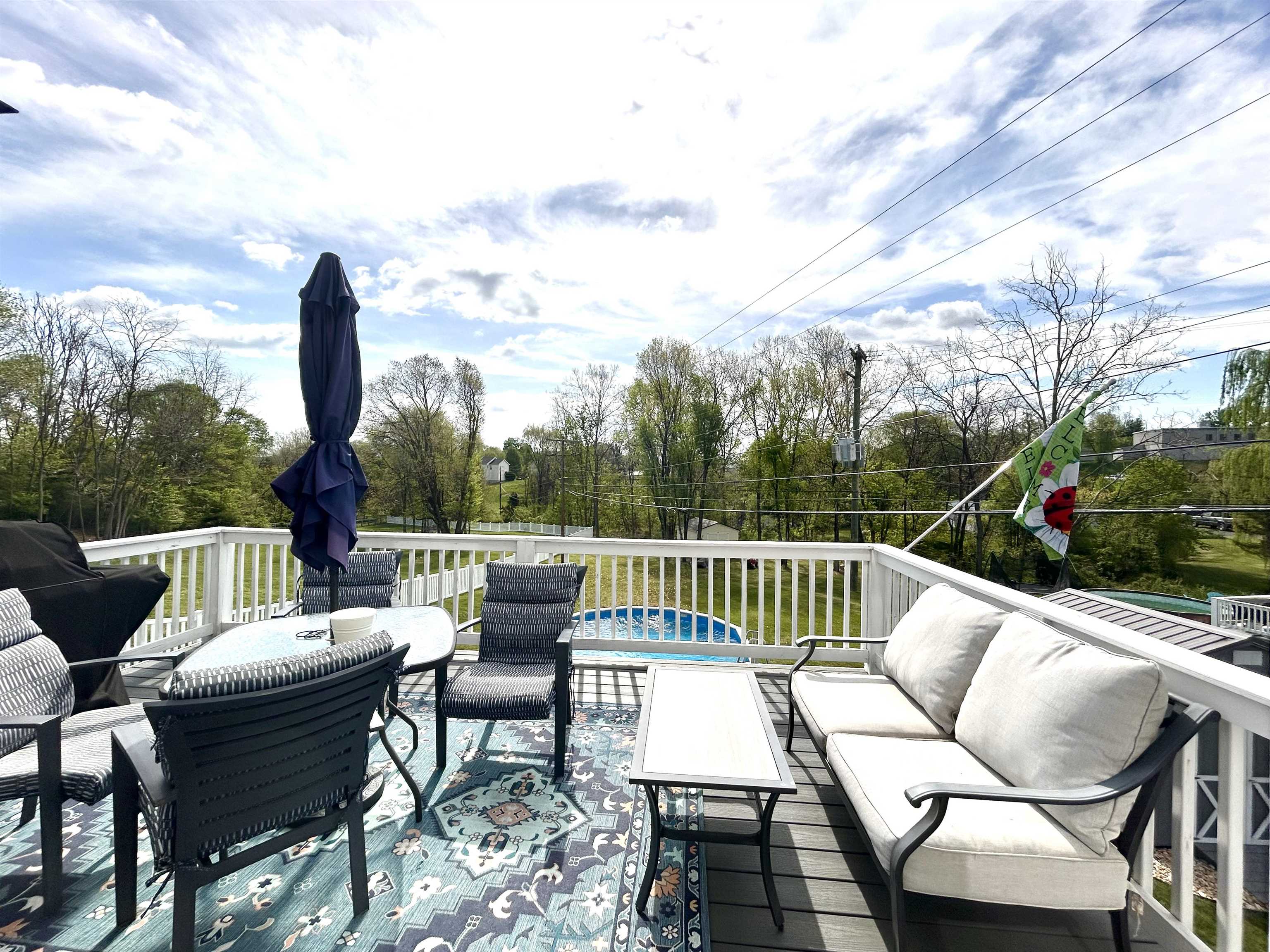 7 Rolla Mill Road Verona, VA 24482 - Photo 47 of 59 a view of a patio with a table chairs and a grill