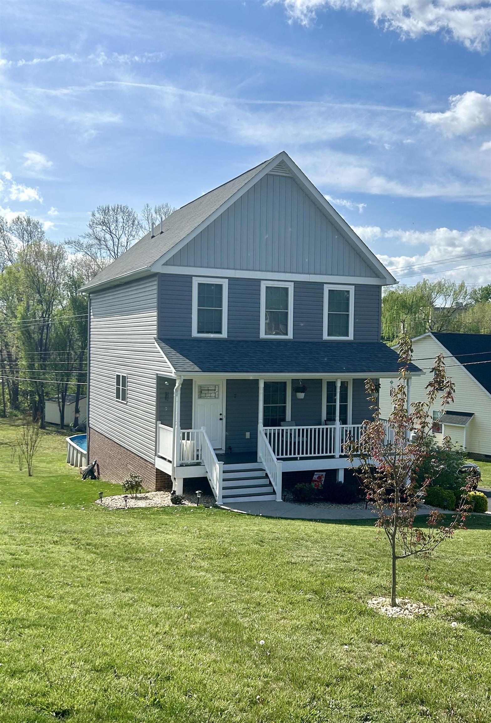 7 Rolla Mill Road Verona, VA 24482 - Photo 52 of 59 a front view of a house with a garden