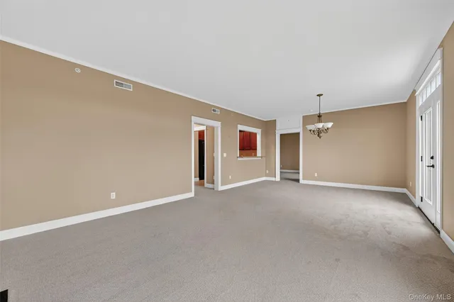 a view of empty room