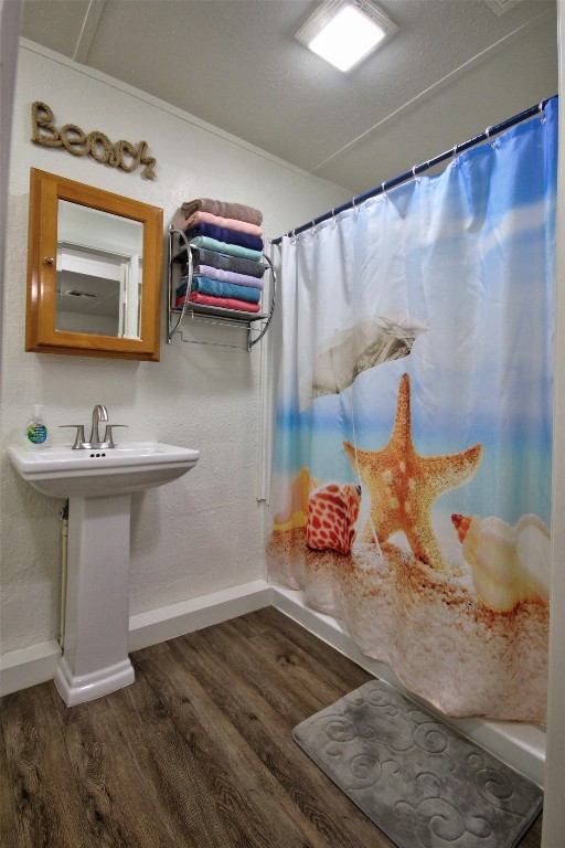 1504 Ranch Road 261 Buchanan Dam, TX 78609 - Photo 21 of 40 a bathroom with a sink and a mirror