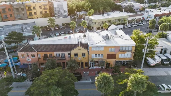 a view of outdoor space with seating area