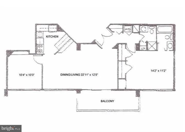 1301 North Courthouse Road, Unit 1007 Arlington, VA 22201 - Photo 37 of 37 floor plan