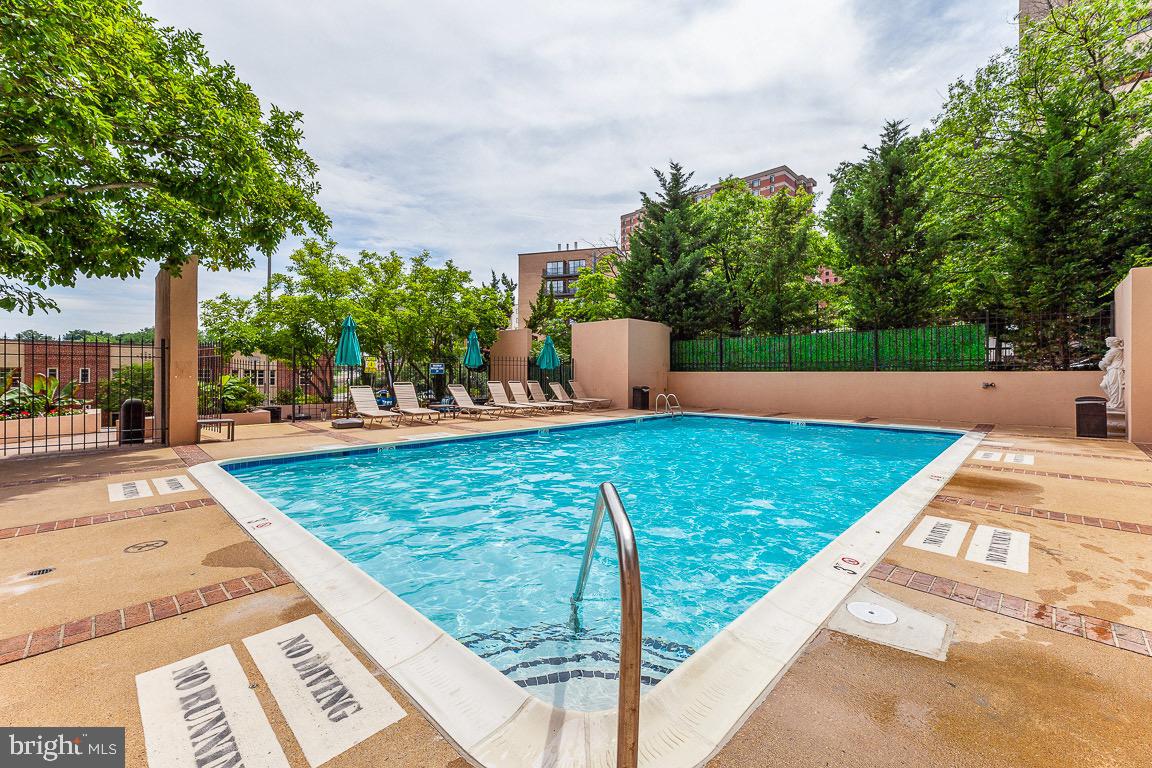 1301 North Courthouse Road, Unit 1007 Arlington, VA 22201 - Photo 33 of 41 a view of a backyard