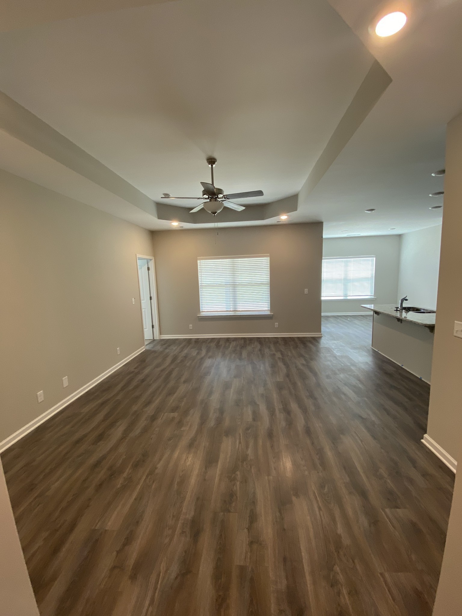 4118 Bungee Way Murfreesboro, TN 37128 - Photo 3 of 9 a view of empty room with wooden floor and fan