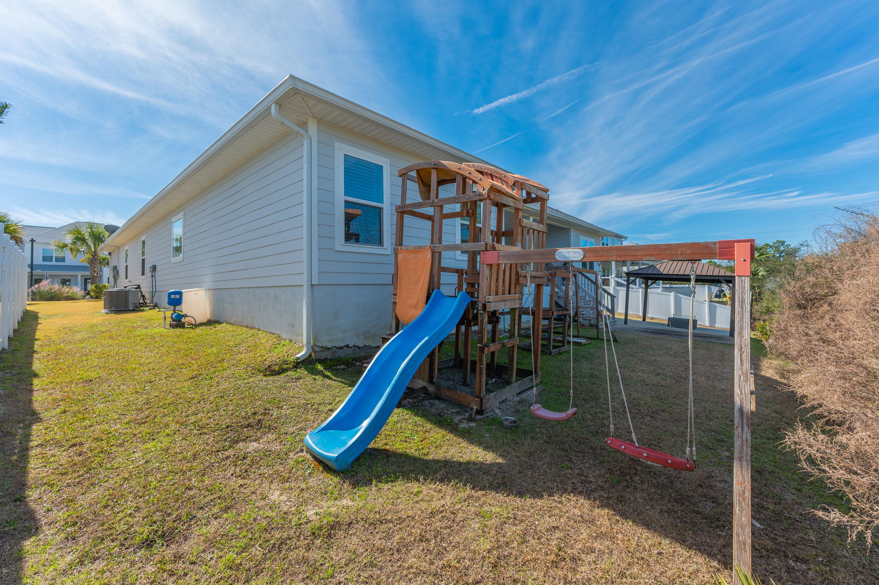 53 Palmer Lane Santa Rosa Beach, FL 32459 - Photo 55 of 62 a view of a house with a slide