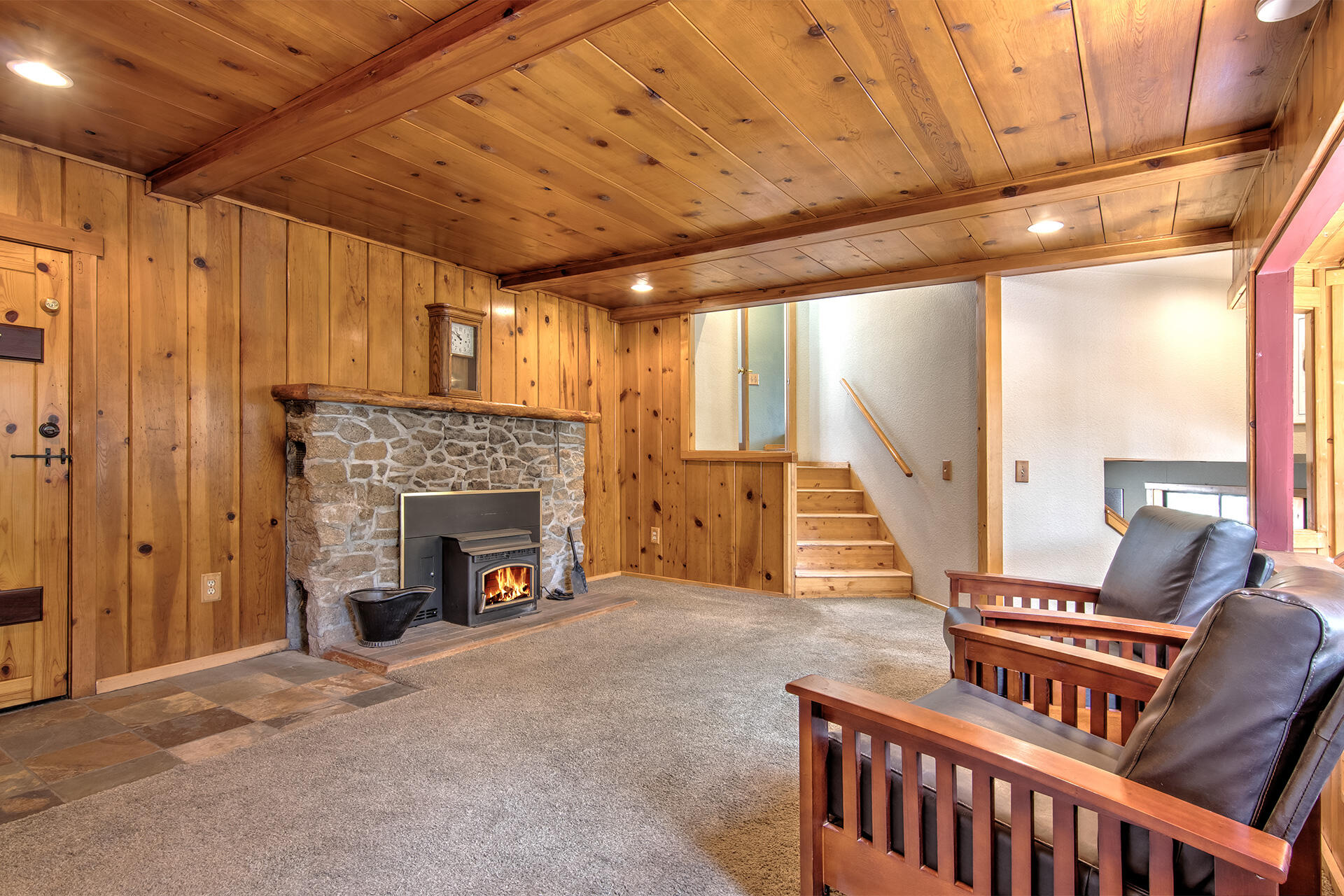 52890 Overlook Drive Idyllwild, CA 92549 - Photo 2 of 82 a living room with furniture and a fireplace